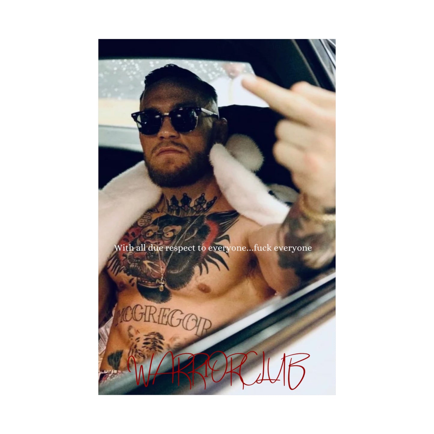 “F*ck the rest” poster