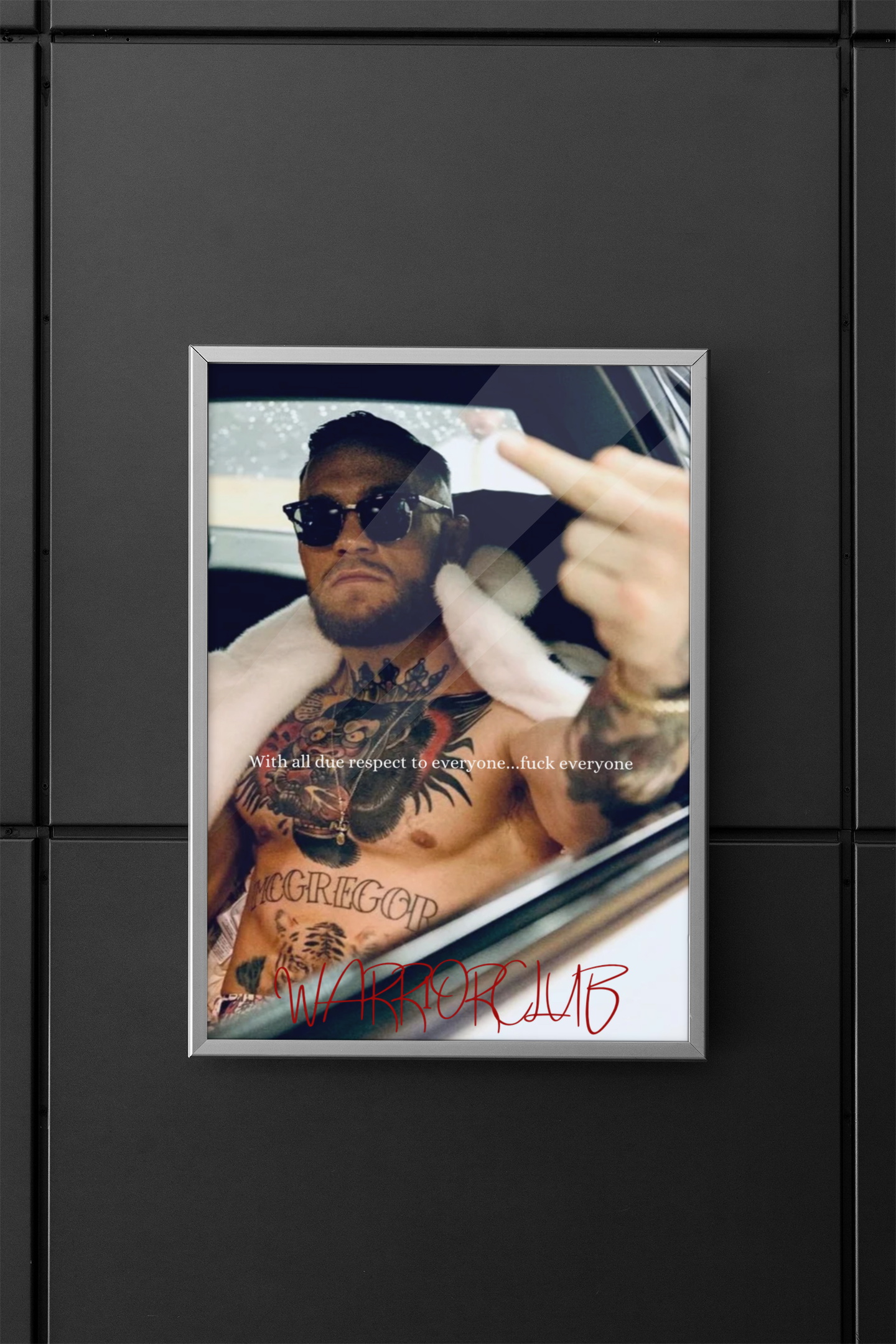 “F*ck the rest” poster
